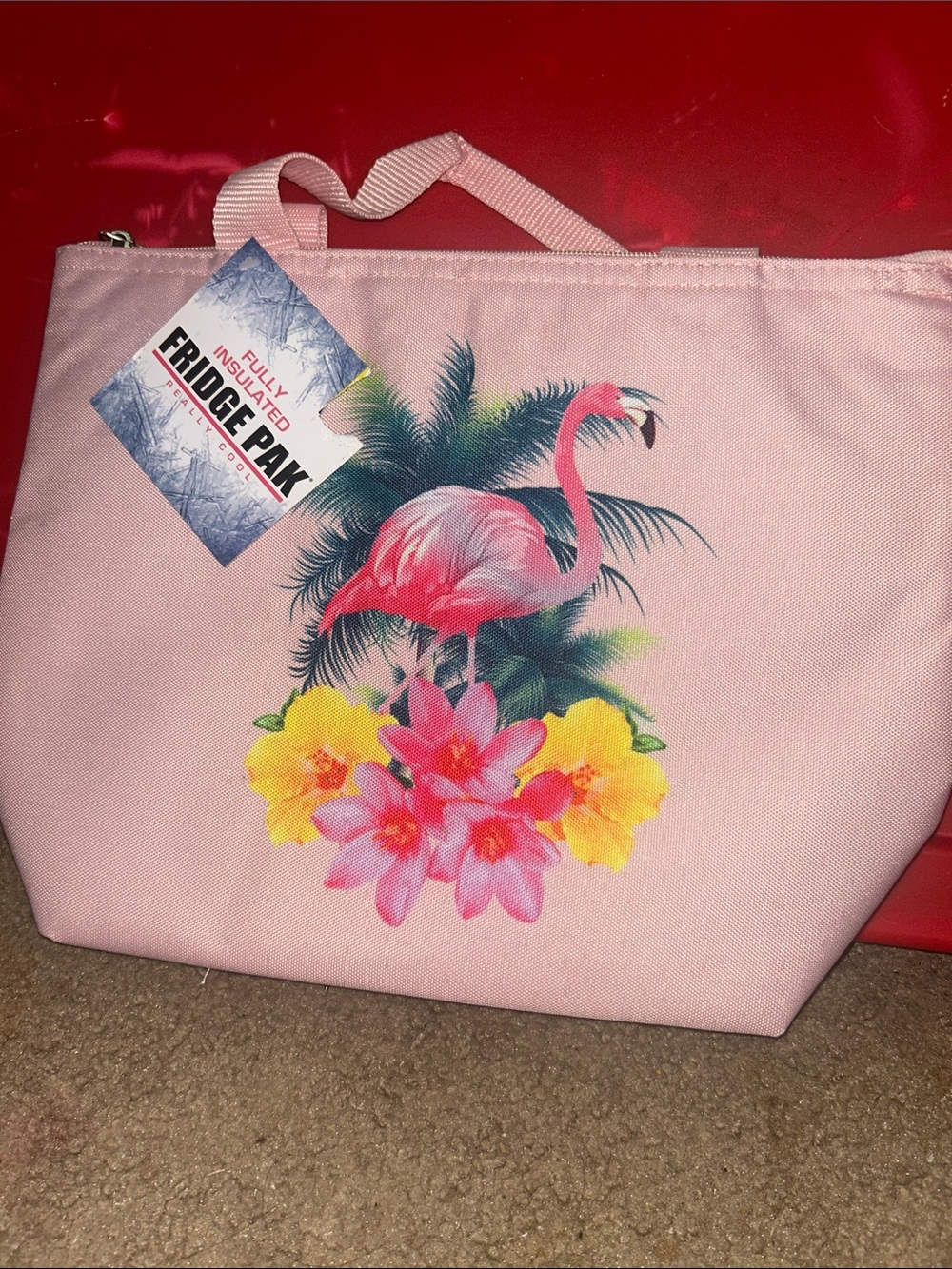 Pink Flamingo Tropical Tote Bag -